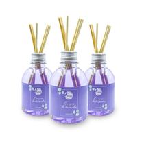 Kit 3 Aromatizador Campos Lavanda Pantanal Aromas 270Ml