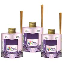 KIT 3 AROMATIZADOR DE AMBIENTE TROPICAL COR: lavanda