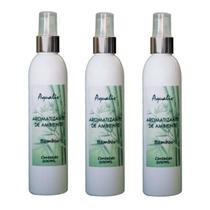 Kit 3 Aromatizador De Ambientes Aroma Bamboo Frasco 200Ml