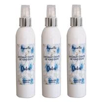 Kit 3 Aromatizador De Ambientes Aroma Dolve Frasco 200Ml