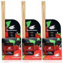Kit 3 Aromatizador Perfume De Ambiente Banheiro Quarto Difusor De Aroma Frutas Vermelhas