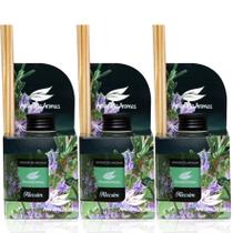 Kit 3 Aromatizador Perfume De Ambiente Quarto Banheiro Difusor De Aroma Alecrim