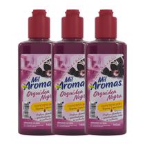 Kit 3 Aromatizante Ambiente Orquídea Negra 140ml Mil Aromas