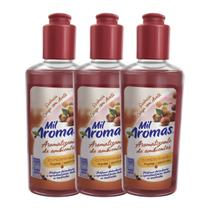 Kit 3 Aromatizante de Ambiente Cereja Avelã 140ml Mil Aromas