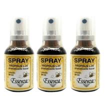 Kit 3 Aromatizante Spray Bucal Própolis L-20 30Ml - Essenza