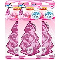 Kit 3 Aromatizantes Carro Cheirinho Bom Muitas Fragrâncias