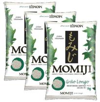 kit 3 ARROZ aponês ORIENTAL MOMIJI TIPO 1 GRAO LONGO 1KG