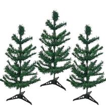 kIT 3 ARVORE VERDE NATAL TRADICIONAL PLASTICO 55CM 46 GALHOS PEQUANA APARTAMENTO MESA SALA ESCRITÓRIO kIT 3 ARVORE VERDE NATAL TRADICIONAL PLASTICO 55CM 46 GALHOS PEQUANA APARTAMENTO MESA SALA ESCRITÓRIO