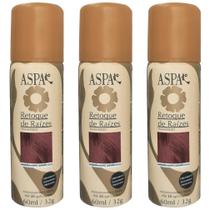 Kit 3 Aspa Retoque de Raízes Instantâneo Castanho Escuro 60ml Kit 3 Aspa Retoque de Raízes Instantâneo Castanho Escuro 60ml