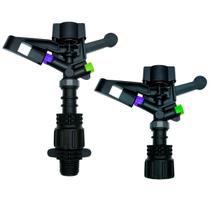 Kit 3 Aspersor de Impacto IM22 Rosca 1 ou 3/4 + 1/2 - Ideal para Irrigação Agrícola, Hortas e Jardim