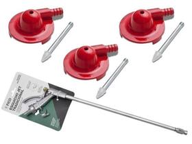 Kit 3 Aspersores Irrigação Chuvisco E Esguicho Jet Gatilho