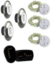 Kit 3 Aspiracao+ 1 Controladora Rgb+ 3 Led Rgb De Rosca Kit 3 Aspiracao+ 1 Controladora Rgb+ 3 Led Rgb De Rosca