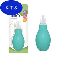 Kit 3 Aspirador Nasal Lillo Verde