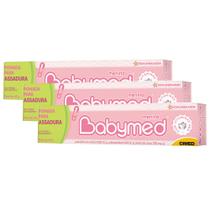 Kit 3 Assaduras Babymed Rosa Pomada Para Assaduras 45g