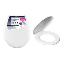 Kit 3 Assento Sanitário Branco Almofadado Fofinho Tampa Vaso