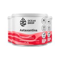 Kit 3 Astaxantina Ocean Drop 60 Cápsulas