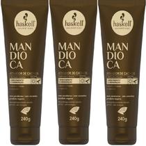 Kit 3 Ativador de Cachos Haskell Mandioca 240gr