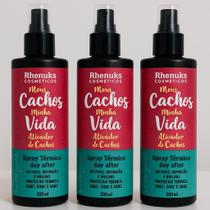 Kit 3 Ativador de Cachos Meus Cachos, Minha Vida Rhenuks Cosméticos