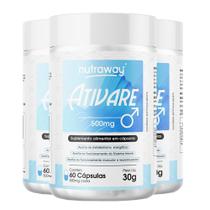 Kit 3 Ativare Nutraway 500mg 60 cápsulas