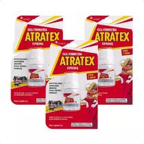 Kit 3 Atratex 5g Atrativo Mata Formiga Doceira Vermelha