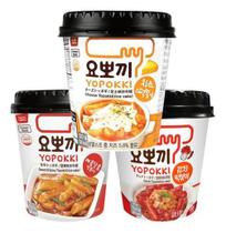 Kit 3 Autênticos Yopokki Coreano Queijo, Kimchi E Agridoce - Yopokki Young Poong