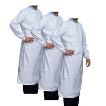 Kit 3 Avental PVC Manga Longa Hospitalar Cozinha Kit 3 Avental PVC Manga Longa Hospitalar Cozinha