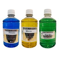 Kit 3 Azeite Aromático Sagrado Para Santificação 1,5L Total