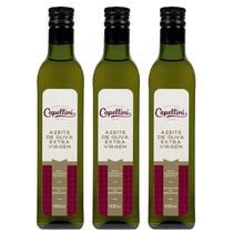 Kit 3 Azeite de Oliva Espanhol Capellini Extravirgem 500ml