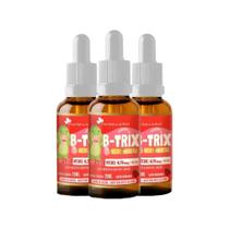 Kit 3 B-TRIX Vitamina B12 Infantil 3x20ml Morango Flora Nativa