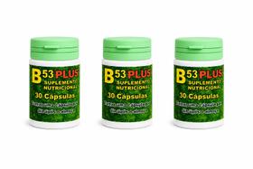 Kit 3 B53 Plus com 30 Cápsulas Suplemento Alimentar