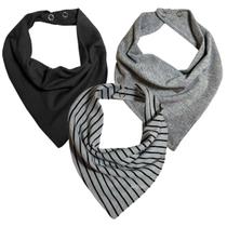 Kit 3 Babador Bandana Algodão Macio Absorvente e Confortável para Bebês Neutro Menino Menina