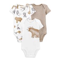 Kit 3 Babadores Carters Impermeável Três Camada Menino Menina Original