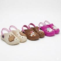 Kit 3 Babuche Infantil Menina Confortável Animais Fofos Macio