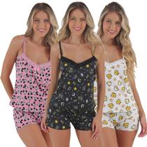 Kit 3 Baby Doll Magic Pijama Kit 3 Baby Doll Magic Pijama