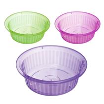 kit 3 bacias de plastico redonda canelada kit 3 bacias de plastico redonda canelada