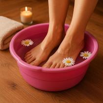 Kit 3 Bacias Multiuso Plásticas 6L Escaldapés, Lavanderia, Banheiro, Cozinha