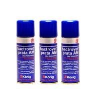 Kit 3 Bactrovet Spray Prata 200ml Cicatrizante Matabicheira - Konig