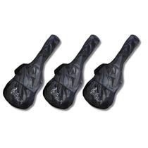 Kit 3 Bag Guitarra Preta Impermeável Andaluz Pba006 Kit 3 Bag Guitarra Preta Impermeável Andaluz Pba006