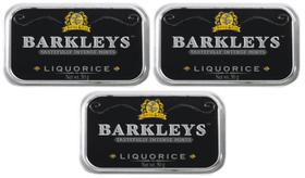 KIT 3 BALA BARKLEYS LIQUORICE Pastilhas Sabor Alcaçuz 50g