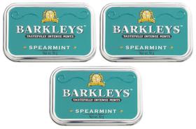 KIT 3 BALA BARKLEYS SPEARMINT PASTILHAS sabor hortelã 50G