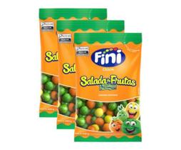 Kit 3 Bala de Gelatina Fini Chicle Salada de Frutas Azedinha Sabores Sortidos 80g Kit 3 Bala de Gelatina Fini Chicle Salada de Frutas Azedinha Sabores Sortidos 80g