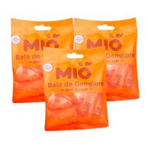 Kit 3 Bala de Gengibre Mió Zero Açúcar 21g Kit 3 Bala de Gengibre Mió Zero Açúcar 21g