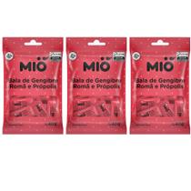 Kit 3 Bala Gengibre Romã e Própolis Mió 40g