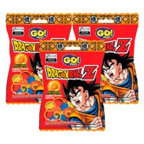 Kit 3 Bala Go! Jelly Dragon Ball Z Sabores Sortido 70g Kit 3 Bala Go! Jelly Dragon Ball Z Sabores Sortido 70g