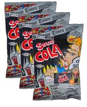 kit 3 Bala Super Azeda Sour Cola Sabor Cola Happy Time 60g