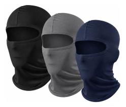 Kit 3 Balaclava Touca Ninja Proteção Motoqueiro Silm Fitness