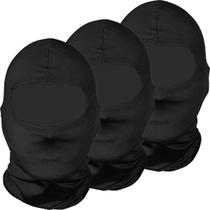 Kit 3 balaclavas balaclava touca toca ninja bandana UV50+