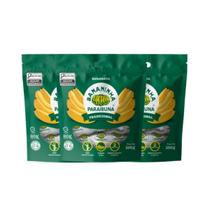 Kit 3 Balas de Banana Tradicional 200g Bananinha Paraibuna