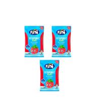 Kit 3 Balas Fini Vitamina C Sabor Morango 3x18gr