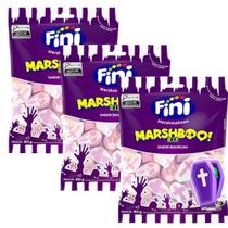 Kit 3 Balas Marshmallow Fini Marshboo R.I.P Sabor Baunilha 80g Kit 3 Balas Marshmallow Fini Marshboo R.I.P Sabor Baunilha 80g